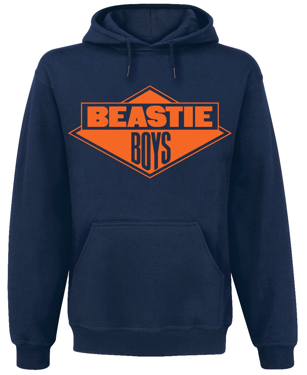 Beastie Boys Kapuzenpullover - Logo - S - für Männer - Größe S - navy  - Lizenziertes Merchandise! von Beastie Boys