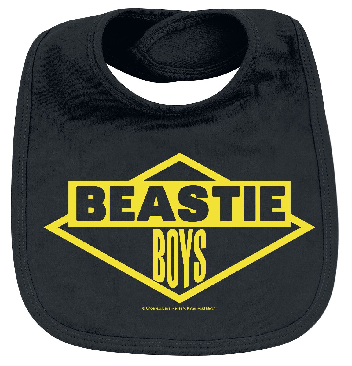 Beastie Boys Lätzchen - Metal-Kids - Logo - für Mädchen & Jungen - schwarz  - Lizenziertes Merchandise! von Beastie Boys