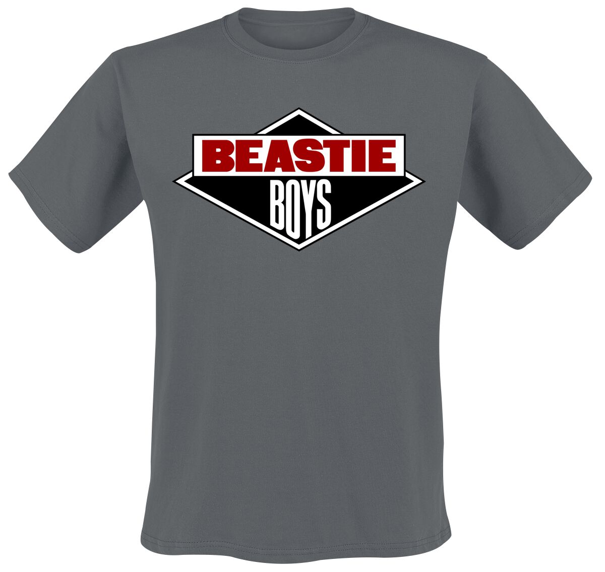 Beastie Boys Logo T-Shirt charcoal in M von Beastie Boys