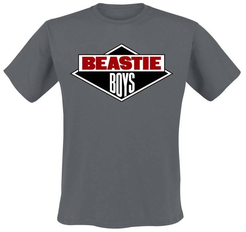 Beastie Boys Logo T-Shirt charcoal in XXL von Beastie Boys