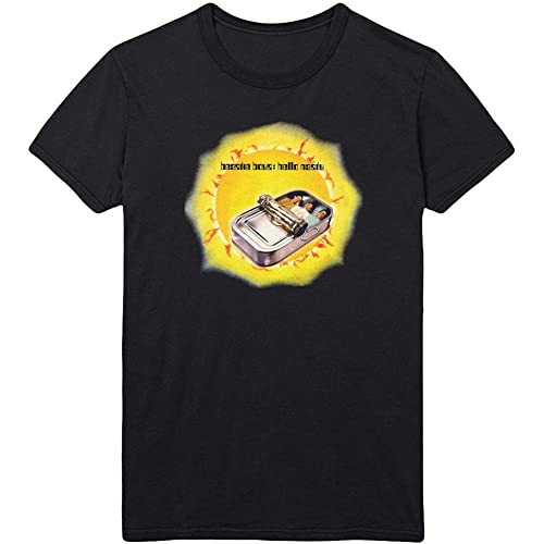 Beastie Boys Men's BEASTTS01MB04 T-Shirt, Black, Extra Large (42"-44") von Beastie Boys