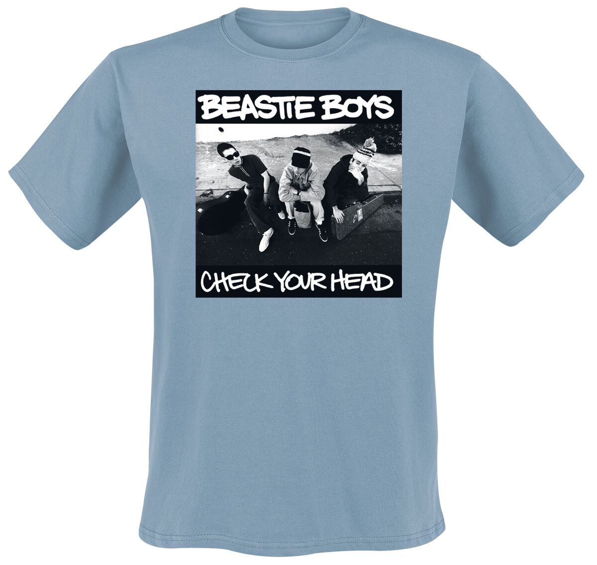 Beastie Boys T-Shirt - Check Your Head - S bis XXL - für Männer - Größe XXL - blaugrau  - Lizenziertes Merchandise! von Beastie Boys