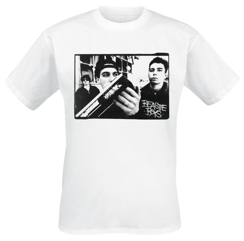 Beastie Boys T-Shirt - S bis XXL - für Männer - Größe L - weiß  - Lizenziertes Merchandise! von Beastie Boys