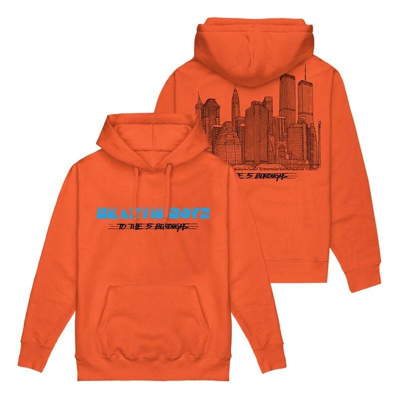 Beastie Boys To The 5 Boroughs Kapuzenpullover orange in XL von Beastie Boys
