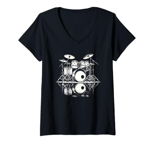 Damen Dream Every Drummers T-Shirt mit V-Ausschnitt Damen Dream Every Drummers T-Shirt mit V-Ausschnitt von BeatPulse Gear