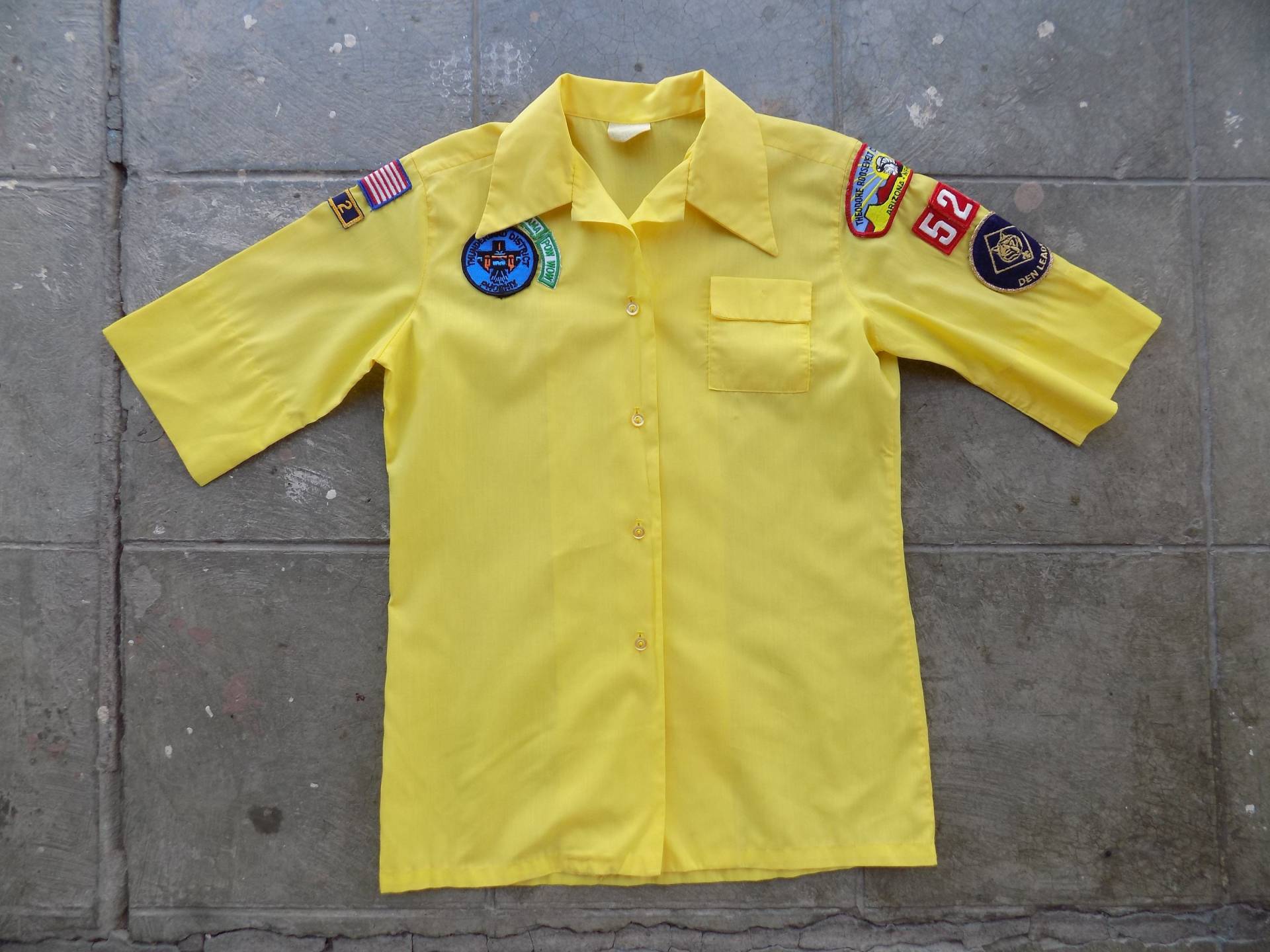 Beat To Hell Seltenes Vintage 70Er Jahre Boy Scouts Button Up Shirt S Beat To Hell Seltenes Vintage 70Er Jahre Boy Scouts Button Up Shirt S von BeatToHell