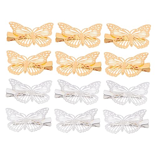 Beatifufu 12stücke Retro Haarklammern Filigrane Haarschmuck Clips Vintage Hollow Out Design Für Damen Für Hochzeiten Partys Und Besondere Anlässe von Beatifufu