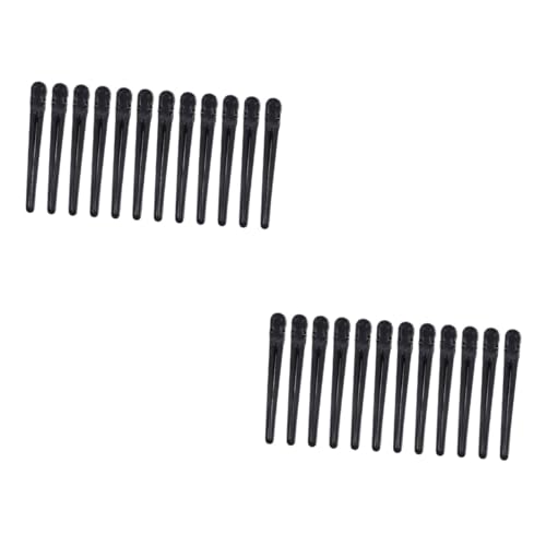 Beatifufu Stk Partitionsordner Haarfixierungszubehör Alligator-Haarspangen Haarspangen für Damenhaarschmuck Haarklammer Haarnadel Haarspange aus Kunststoff Mädchen Haarspange Eisen Black von Beatifufu