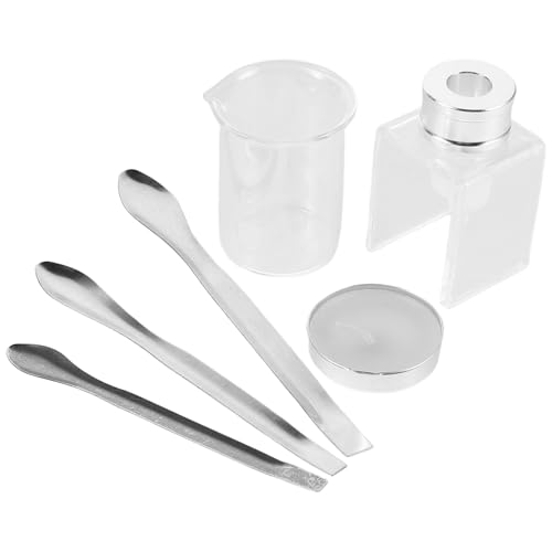 Beatifufu 1 Satz Lippenstift-herstellungsset Mit Silikonform Wachskerze Und Messbechern Für Diy-lipgloss von Beatifufu