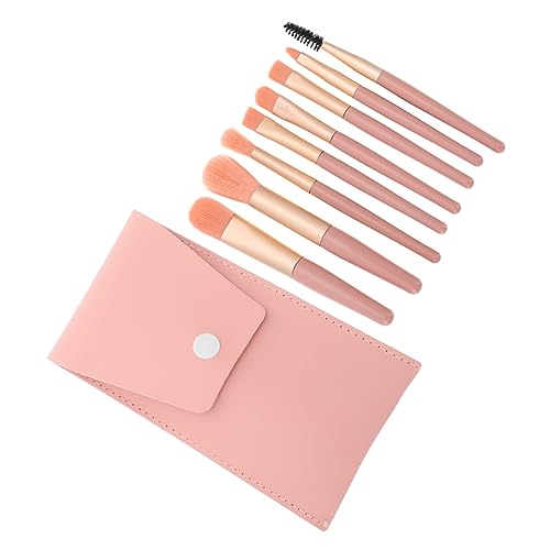 Beatifufu 1 Satz Make-up-pinsel-set Damenanzüge Stilvoller Pinsel Professioneller Make-up-pinsel Augenbrauenpinsel Bilden Kosmetikset Eyeliner-pinsel Künstlich Pvc Rosa Puderpinsel Fräulein von Beatifufu