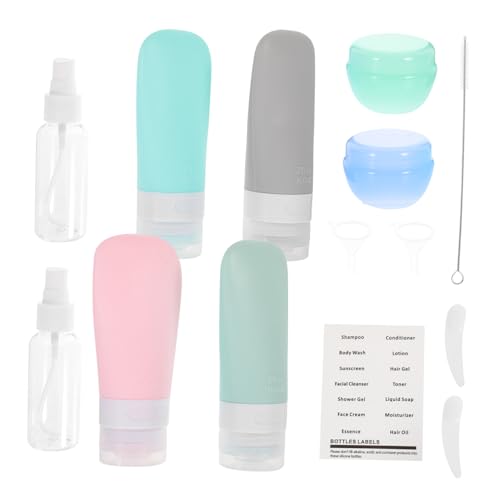 Beatifufu 1 Satz Tragbare Lotionflaschen Multifunktionale Kosmetikflaschen Für Reisen Auslaufsichere Reise-unterflaschen Für Shampoo Duschgel Make-up-entferner von Beatifufu