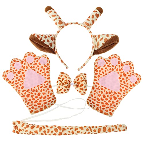 Beatifufu 1satz Giraffen Kostümset Für Erwachsene Tierkostüm Mit Haarreif Für Karneval Halloween Und Partys Kreatives Cosplay Zubehör Für Unvergessliche Fotos Und Auftritte von Beatifufu
