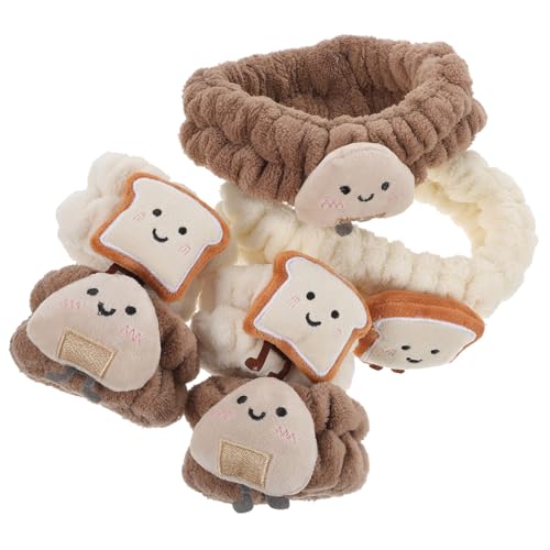 Beatifufu 1satz Süßen Spa-haarbändern Und Wasserdichten Handgelenkbändern Für Gesichtsreinigung Teiliges Für Für Make-up Und Hautpflege von Beatifufu