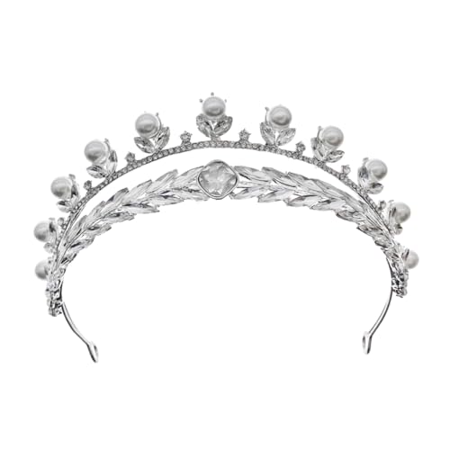 Beatifufu 1 Stück Brautkrone Hochzeitsschmuck Stilvolles Haarband Luxuriöser Kopfschmuck Für Frauen von Beatifufu