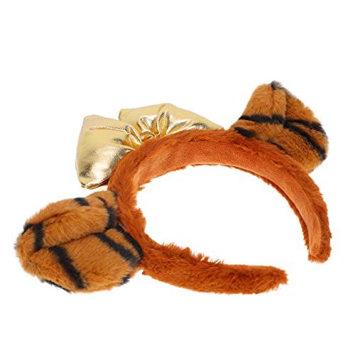 Beatifufu 1 Stück Tierohr Haarreifen Aus Plüsch Kostüm Kopfbedeckung Für Party Haarband Mit Tigerohren Für Kinder von Beatifufu