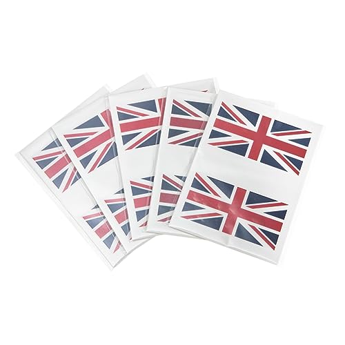 Beatifufu 10 Sätze Fans UK-Aufkleber dekorative Länderaufkleber Flaggen-Aufkleber Nationalflagge flaggen sticker dekorative sticker Aufkleber mit Gesichtsflagge Aufkleber für Sportspiele PVC von Beatifufu
