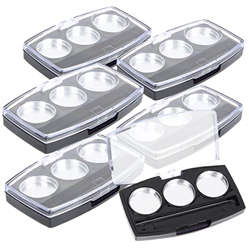 Beatifufu 10stücke Leere Lidschattenpalette Tray Box Aus Aluminium Für Diy Lidschatten Pigment Halter Make-up-palette Behälter Lidschattenetui Lidschattenbox Lidschattenhalter von Beatifufu