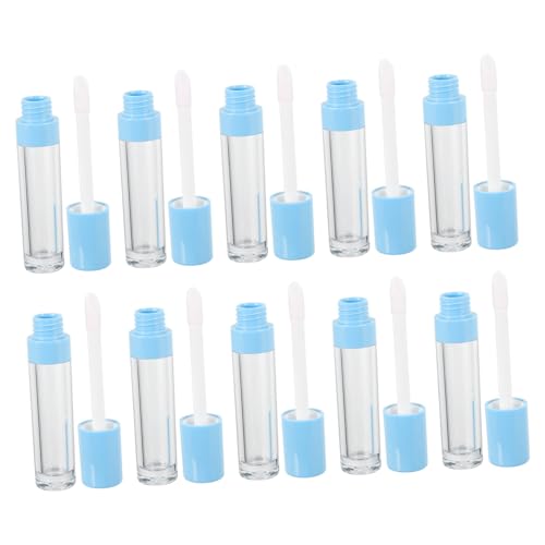 Beatifufu 10 Stück Teiliges Nachfüllbare Lipgloss Tuben mit Pinsel Wiederverwendbare Lippenbalsam Behälter aus Hochwertigem Abs für Reisen DIY Lipgloss und Outdoor Aktivitäten für Frauen von Beatifufu