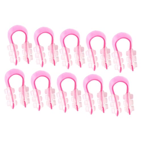 Beatifufu 10 Stück Teiliges Nasenformungsset Nasenlifting Clips Ergonomisch Sanft Nasenverschmälerer für Natürliche Korrektur Tägliche Anwendung Frei von Operation Geeignet für Frauen und von Beatifufu