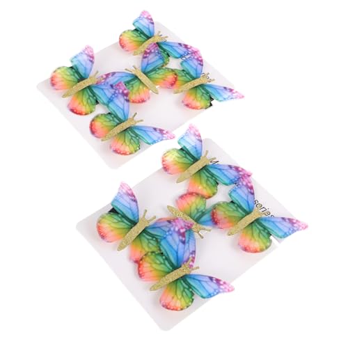 Beatifufu 10 Stück Teiliges Zarte Doppellagige Feen Haarspangen Schmetterlingsdesign Haarschmuck für Mädchen für Party Geburtstag Weihnachten von Beatifufu