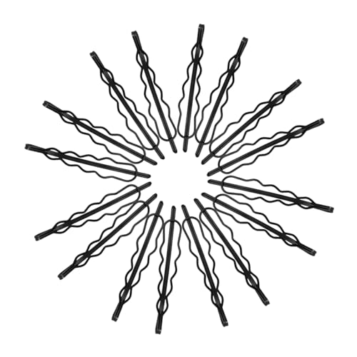 Beatifufu 100 Stück Schwarze Metall Haarklammern für Frauen Kleine Sichere Seiten Stirnfransen Clips Leichte Kompakte Haarspangen für Kurze Haare und Professionelle Stylings bei Events von Beatifufu