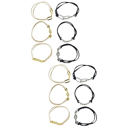 Beatifufu 12stücke Teiliges Haargummis Und Armbänder Für Damen Elastische Haarbänder Im Stylischen Design Als Haarschmuck Oder Modisches Armband Für Jeden Anlass von Beatifufu