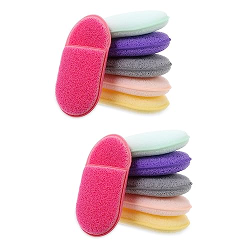 Beatifufu 12stücke Wiederverwendbare Gesichtsreinigungsschwämme Sanfte Make-up Entferner Für Tägliche Hautpflege Aus Hautfreundlichem Schwamm-material Kompakte Und Handliche Für Frauen von Beatifufu