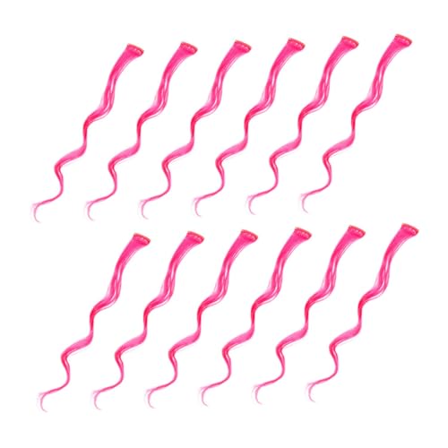 Beatifufu 12 Stück Teiliges Clip Wellig Lockig Hochtemperaturfaser Leicht Vielseitig für Party Cosplay Mädchen Styling von Beatifufu