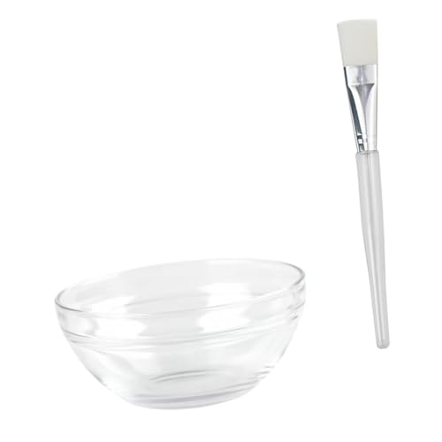 Beatifufu 12 Stück Teiliges DIY Gesichtsmaske mit Mischschalen und Pinsel Transparent Wiederverwendbar Leicht Stabil Einfach zu Reinigen Kompakt für Reise und für Beauty Salon und von Beatifufu