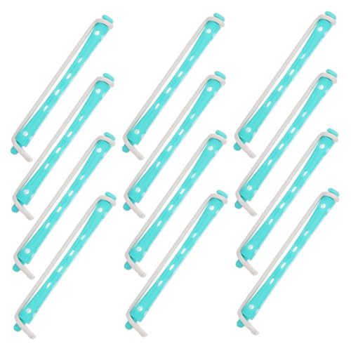 Beatifufu 12 Stück Teiliges Dauerwelle Wickler für Frauen und Mädchen Leichte Verschleißfeste Lockenwickler Geeignet für Langes und Kurzes Haar Praktisches Styling Tool für Dauerhafte Locken von Beatifufu
