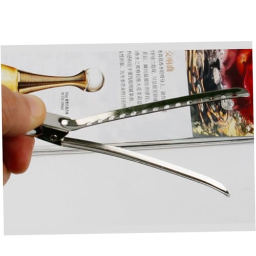Beatifufu 12 Stück Teiliges Edelstahl Metall Haarklammern Entenschnabel Haarspangen Rutschfest für Friseure Damen Alltag zum Abteilen und Fixieren von Dickem Haar Zufällige Beatifufu 12 Stück Teiliges Edelstahl Metall Haarklammern Entenschnabel Haarspangen Rutschfest für Friseure Damen Alltag zum Abteilen und Fixieren von Dickem Haar Zufällige von Beatifufu