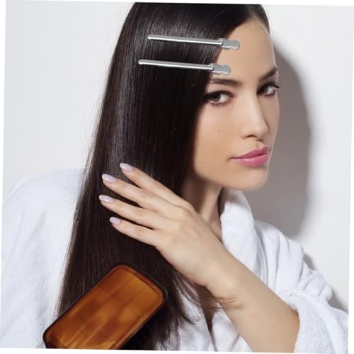 Beatifufu 12 Stück Teiliges Edelstahl haarclips in Entenschnabel form Praktische Hitze Kältebeständige Haarklammern für Damen Rutschfest Haare Schneiden und Stylen zu Hause von Beatifufu