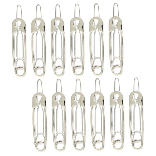 Beatifufu 12 Stück Teiliges Metallene Haarklammern in Sicherheitsnadel form Langlebige Haarspangen für Frauen und Mädchen Vielseitiges Haarstyling zubehör Geeignet für Partys und Alltag von Beatifufu