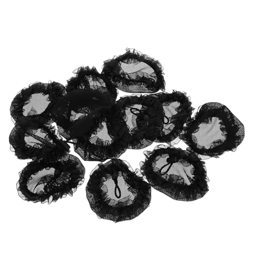 Beatifufu Ballett-haarnetz 12 Stück Kordelzug Spitze Haarnetz Blumenrand Dutt-abdeckung Für Frauen Haarnetz Für Hochsteckfrisuren Haar-accessoires von Beatifufu