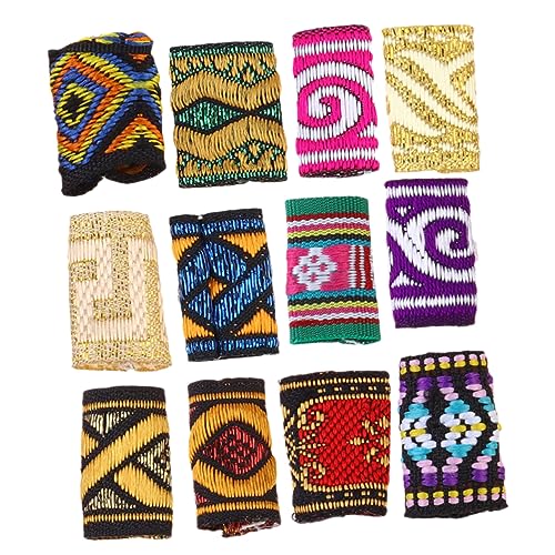 Beatifufu 12stücke Dreadlocks Haarschmuck Bunte Haarmanschetten Für Zöpfe Dekorative Haarringe Und Haarschmuck Vielseitig Einsetzbar Für Kreative Frisuren von Beatifufu