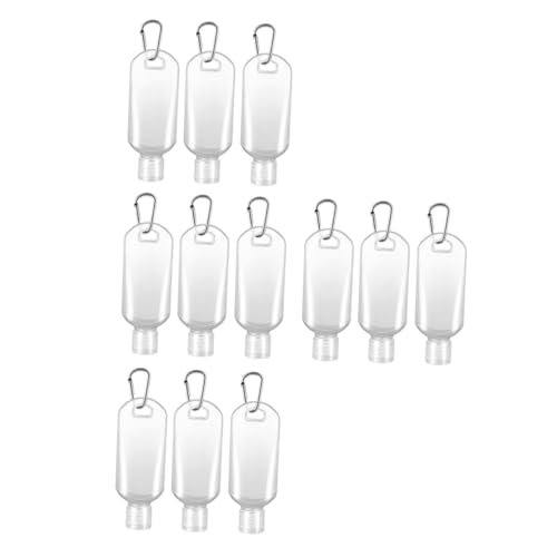 Beatifufu 12stücke Leere Make-up-flaschen Nachfüllbar Kunststoffbehälter Mit Reisehaken Zum Aufbewahren Von Handcreme Und Lotionen Beatifufu 12stücke Leere Make-up-flaschen Nachfüllbar Kunststoffbehälter Mit Reisehaken Zum Aufbewahren Von Handcreme Und Lotionen von Beatifufu