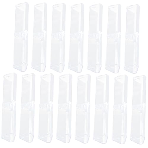 Beatifufu 15Stücke Teiliges Transparentes Stiftkoffer für Kugelschreiber Leere für Stifte zur Aufbewahrung und Präsentation Büro Schule für von Beatifufu