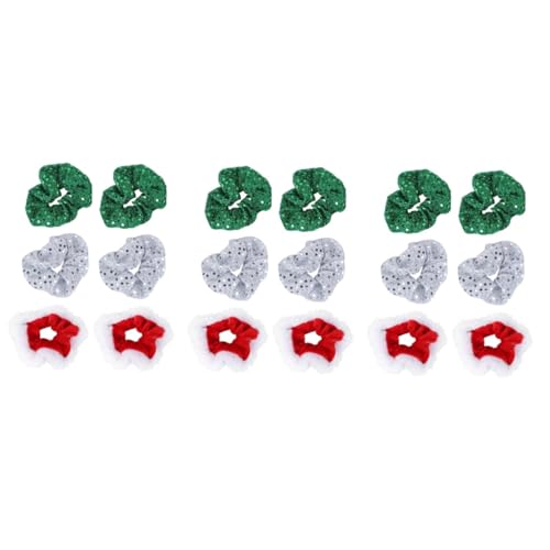 Beatifufu 18stücke Teiliges Glitzernde Haargummis Für Frauen Und Mädchen Modische Weihnachts-haarbänder Mit Pailletten Für Pferdeschwanz Und Dutt Für Festliche Anlässe von Beatifufu