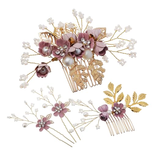 Beatifufu 1Satz Haarkämme mit Haarnadeln Teiliges Eleganter Brautschmuck für Hochzeiten und Besondere Anlässe Komfortable und Stylische Haaraccessoires von Beatifufu
