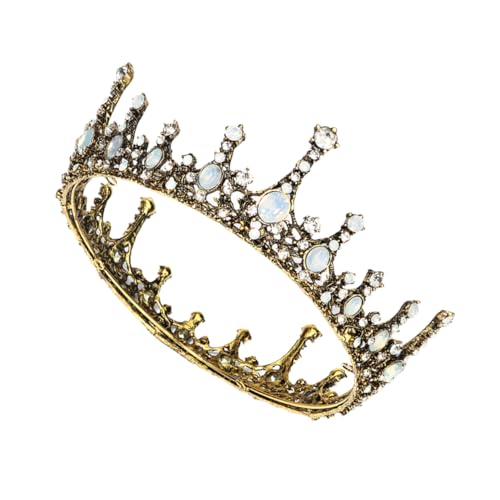 Beatifufu Brautkrone Vintage Barock Kopfschmuck Für Hochzeit Party Geburtstag Accessoire von Beatifufu