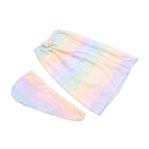 Beatifufu Baderock Für Damen Coral Fleece-baderock Mit Mütze Leicht Für Damen von Beatifufu