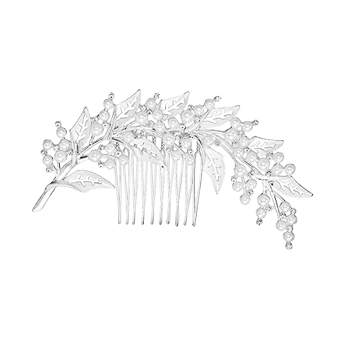 Beatifufu Blatt-Stirnband für Frauen Hochzeit Brautschmuck Hochzeitsfeier Kopfschmuck Haarschmuck mit Perlen und Strasssteinen Beatifufu Blatt-Stirnband für Frauen Hochzeit Brautschmuck Hochzeitsfeier Kopfschmuck Haarschmuck mit Perlen und Strasssteinen von Beatifufu
