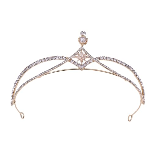 Beatifufu Krone Haarreif Mit Strass Und Zirkon Für Braut Hochzeit Schmuck Kopfbedeckung Party Tanzfest von Beatifufu