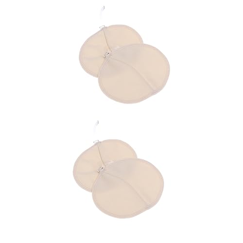 Beatifufu 2 Paar wiederverwendbare Schweißpads schweißfänger antitranspirant underarm sweat pad schweißabsorbierende Unterarmpolster Schweißpflaster Achsel Aufkleber weibliches Achselpolster von Beatifufu