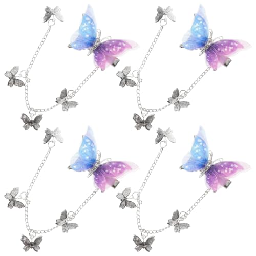 Beatifufu 2 Paare Schmetterling Haarklammern mit Tassel Damen Haarschmuck Chinesischer Stil Zarte Stoffoptik Vielseitig Einsetzbar für Alltag Hochzeit Party und Cosplay Blau Beatifufu 2 Paare Schmetterling Haarklammern mit Tassel Damen Haarschmuck Chinesischer Stil Zarte Stoffoptik Vielseitig Einsetzbar für Alltag Hochzeit Party und Cosplay Blau von Beatifufu