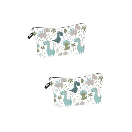 Beatifufu 2stücke Dinosaur Handtasche Für Damen Multifunktionale Kosmetiktasche Mit Großem Stauraum Für Make-up Lippenstift Zahnbürste Und Mehr Für Reisen Outdoor-aktivitäten Und von Beatifufu
