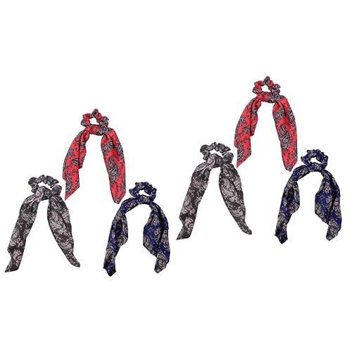 Beatifufu 2 Sets Damen-haargummis für Frauen Pferdeschwanz-haarbänder Haarseil Haargummi Retro-schal Haargummis Haar-accessoires-set Modische Haargummis 3 Stück von Beatifufu