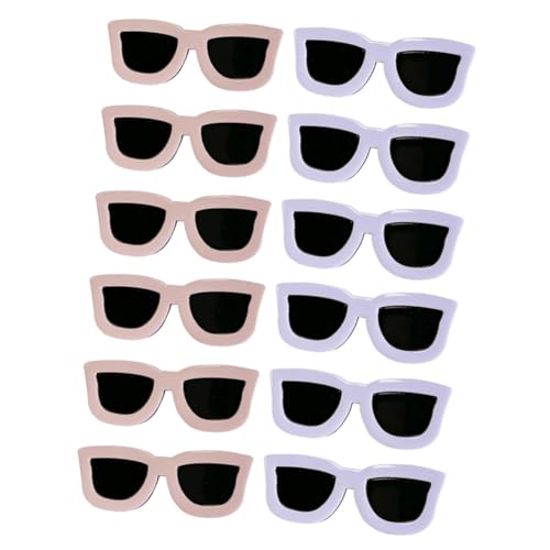Beatifufu 12stücke Sonnenbrille Haarklammern Für Mädchen Lustige Haarspangen Im Sonnenbrillen-design Für Partys Und Feste Geeignet Für Haartypen Und Farben von Beatifufu