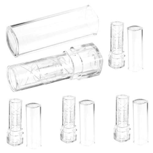 Beatifufu 10stücke Transparente Lip Balm Röhren Leere Aufbewahrungsbehälter Für Lippenpflege Tragbare Lippenstift-container Für Frauen Für Und Reisen von Beatifufu