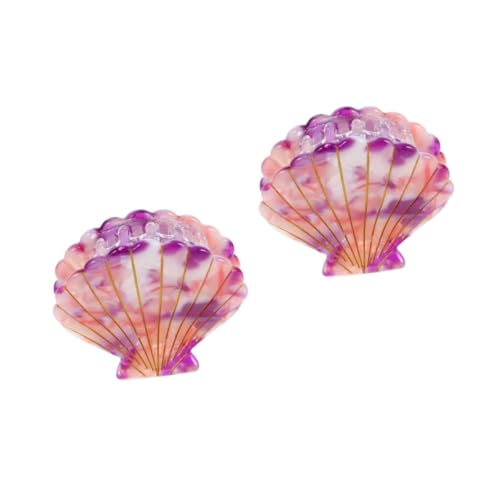 Beatifufu 2 Stück Elegante Flauschige Muschel-haarspange Top-clip Für Mädchen Und Frauen Pferdeschwanzhalter Weiches Material von Beatifufu